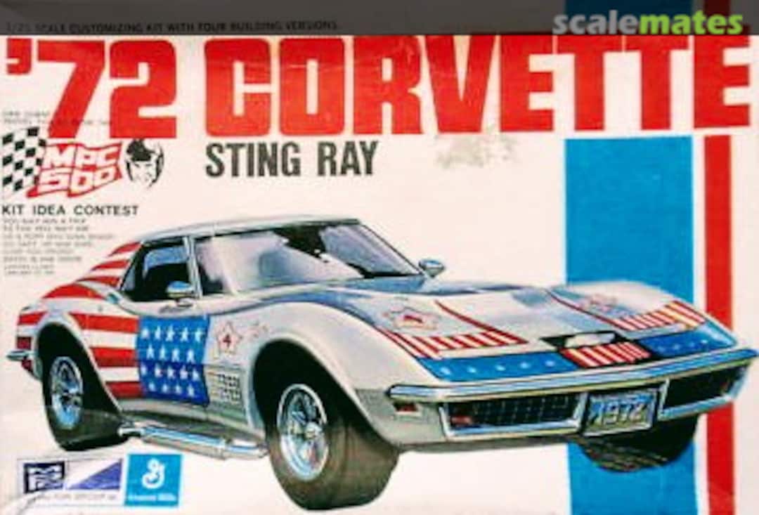 Boxart '72 Corvette Sting Ray 1-7205 MPC Boxart '72 Corvette Sting Ray 1-7205 MPC