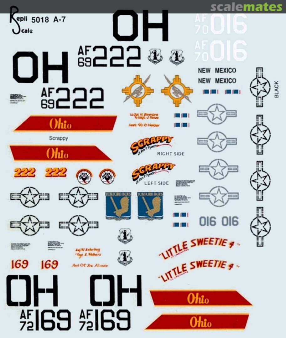 Boxart A-7D Corsair II 5018 Repli-scale Boxart A-7D Corsair II 5018 Repli-scale