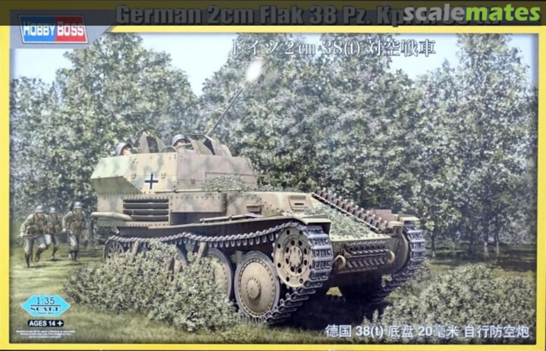 Boxart 2cm Flak 38 Pz. Kpfw. 38 (t) 80140 HobbyBoss Boxart 2cm Flak 38 Pz. Kpfw. 38 (t) 80140 HobbyBoss