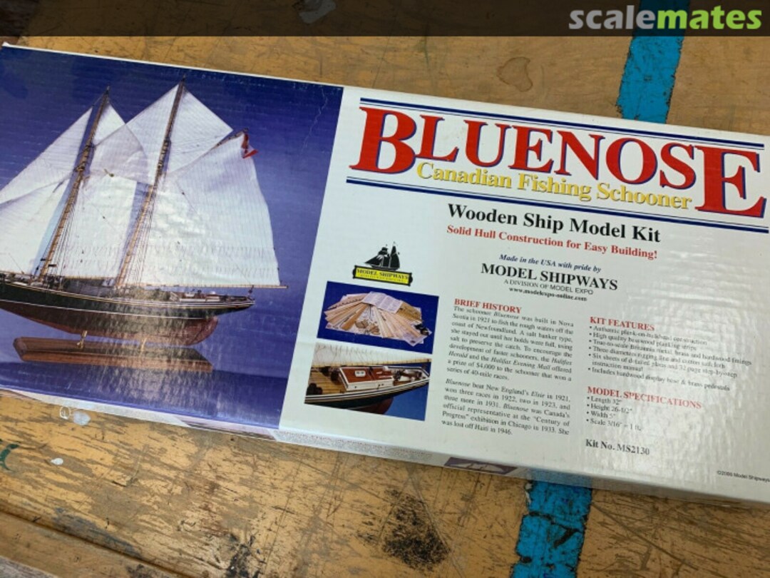 Boxart Bluenose 2130 Model Shipways Boxart Bluenose 2130 Model Shipways