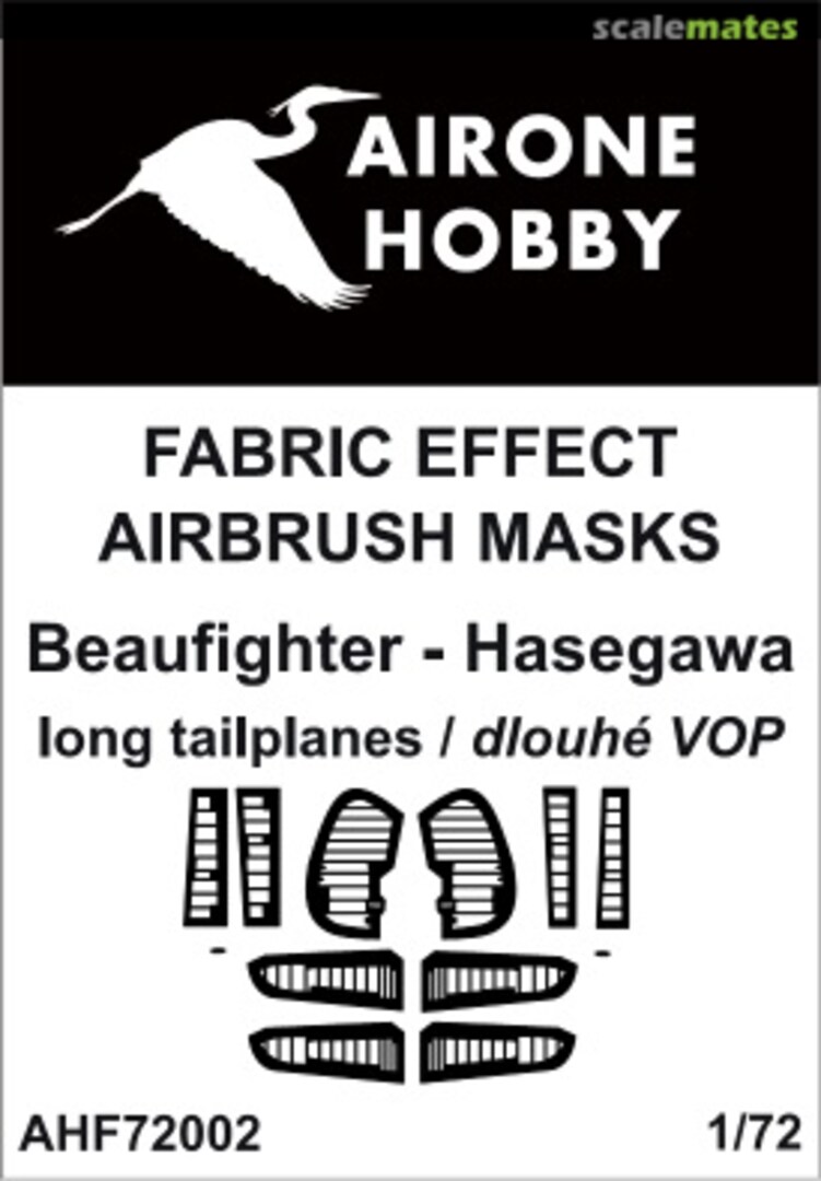 Boxart Bristol Beaufighter - long tailplanes AHF72002 Airone Hobby