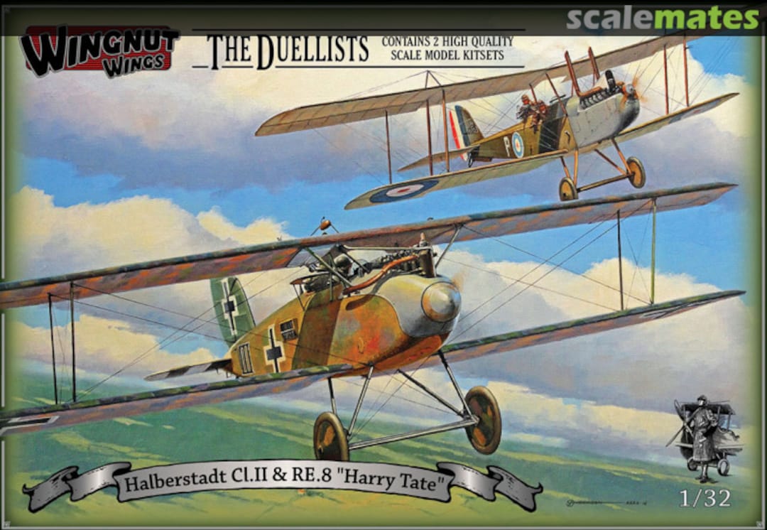Boxart Halberstadt Cl.II & RE.8 "Harry Tate" "The Duellists" 32804 Wingnut Wings Boxart Halberstadt Cl.II & RE.8 "Harry Tate" "The Duellists" 32804 Wingnut Wings