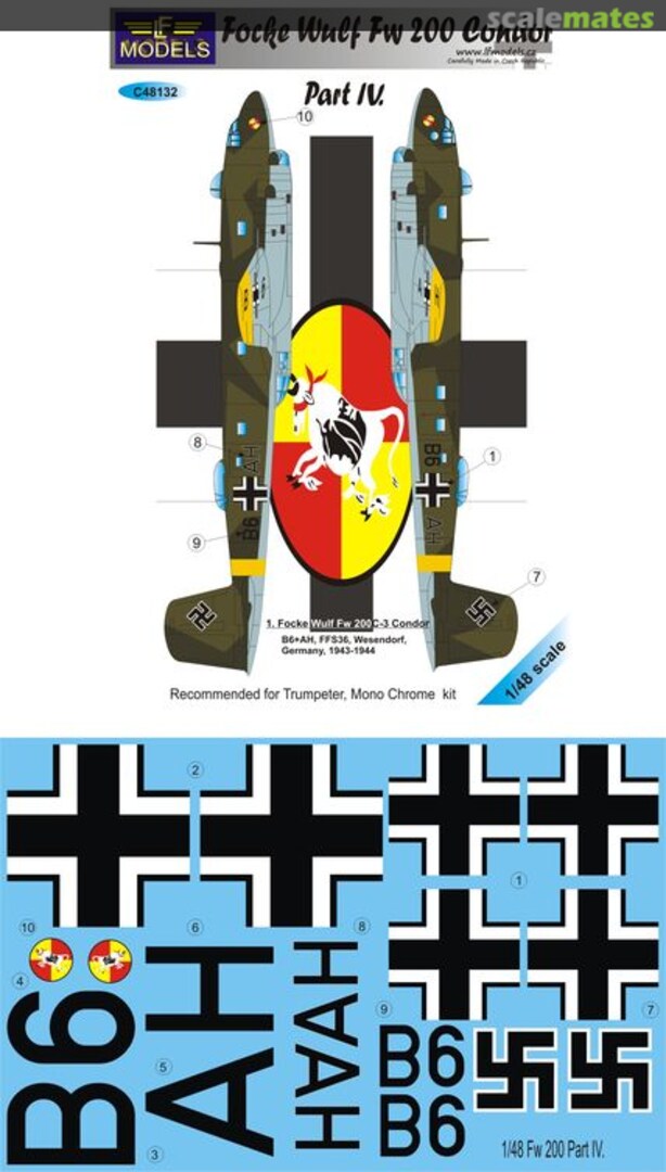 Boxart Focke Wulf Fw 200 Condor Part IV. C48132 LF Models