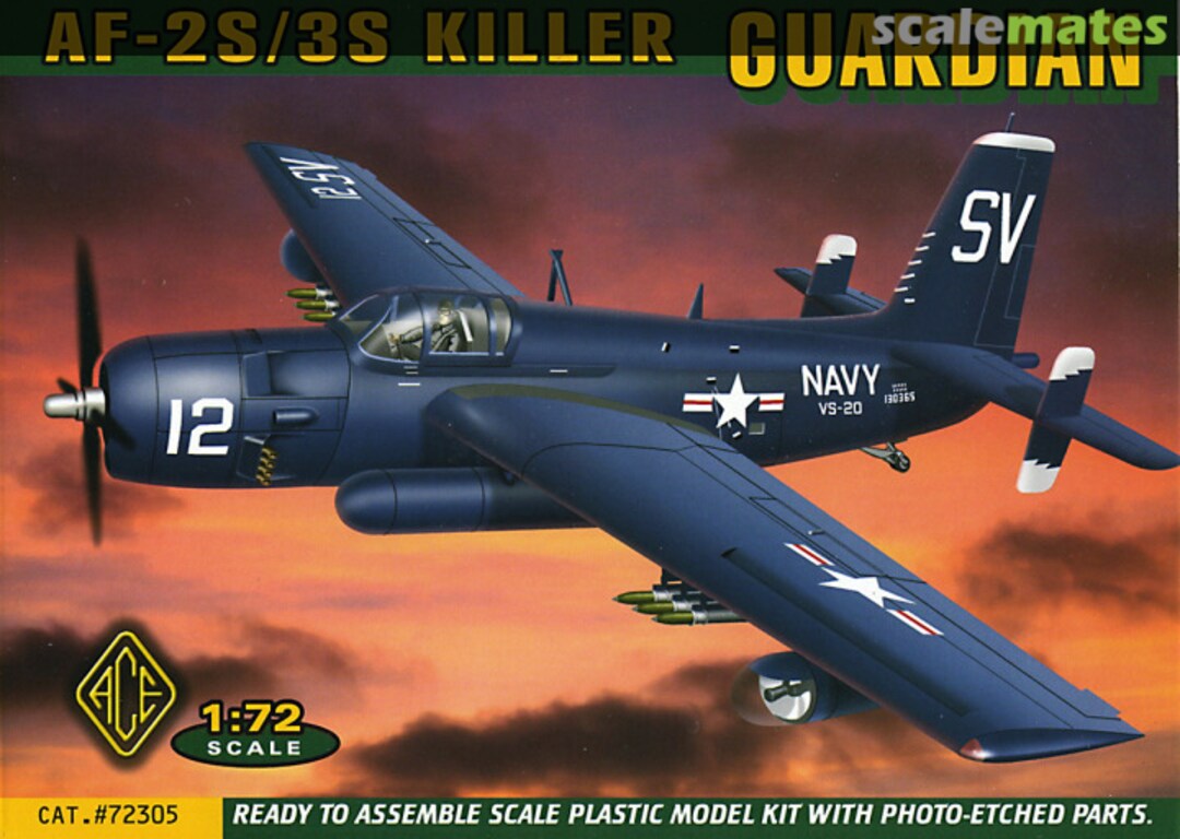 Boxart Grumman AF-2S/3S Killer Guardian 72305 ACE