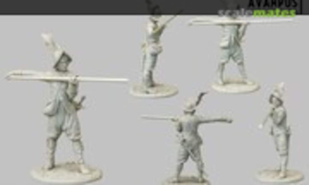 75mm European Pikeman (Avanpost Historical Miniatures 75.012) 75.012