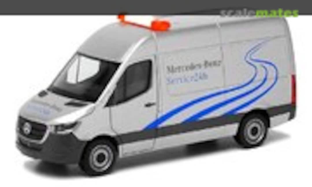 1:87 Mercedes-Benz Sprinter '18 Kasten HD &quot;Mercedes-Benz 24h Service&quot; (Herpa 094948)