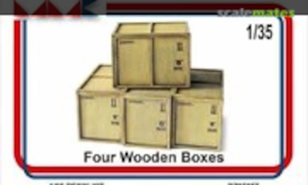 1:35 Four wooden boxes (MMK RZ35057) RZ35057
