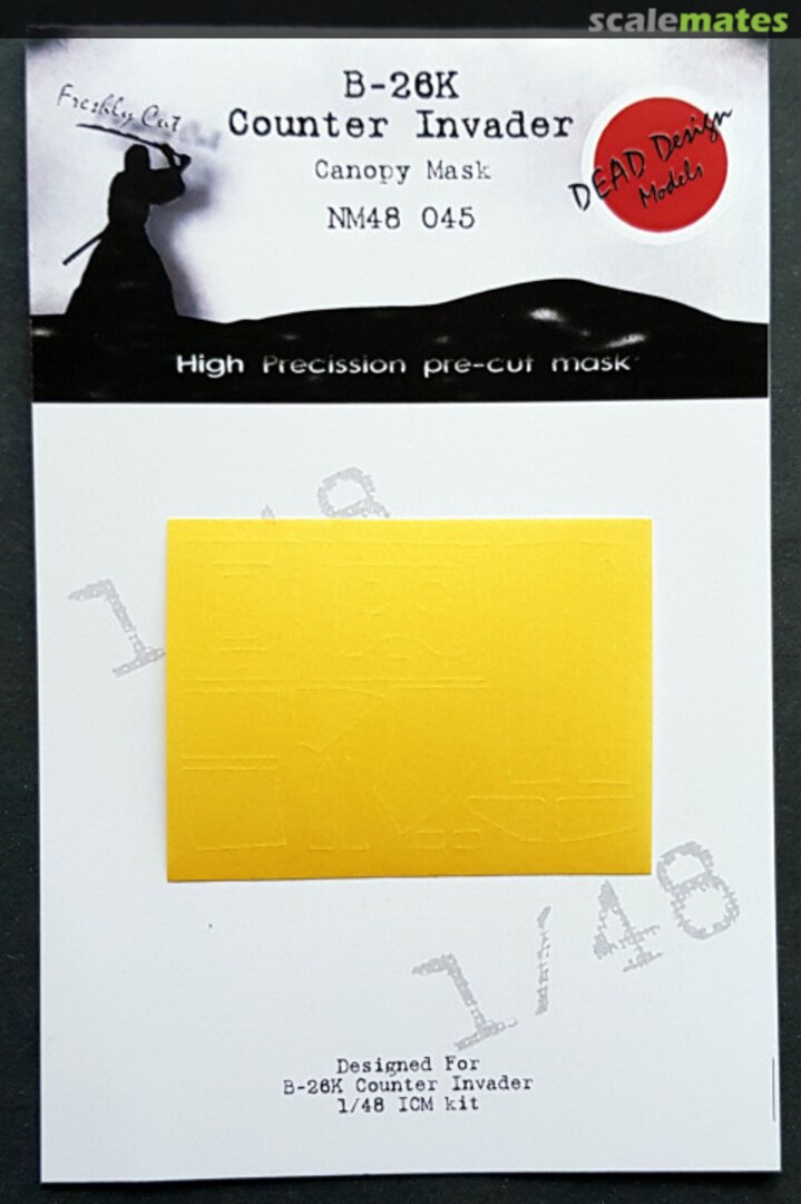Boxart B-26K Counter Invader - Canopy Mask NM48045 DEAD Design Models Boxart B-26K Counter Invader - Canopy Mask NM48045 DEAD Design Models