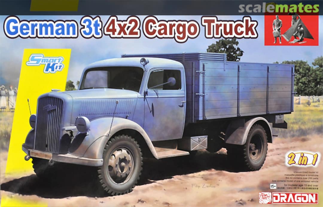 Boxart 3t 4x2 Cargo Truck (2 in 1) 6974 Dragon Boxart 3t 4x2 Cargo Truck (2 in 1) 6974 Dragon