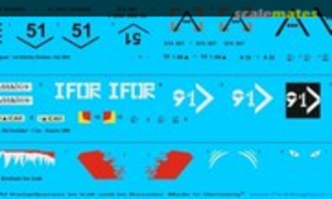 1:87 MIAI Panzer im Irak und im Kosovo (Peddinghaus-Decals 87 4217) 87 4217