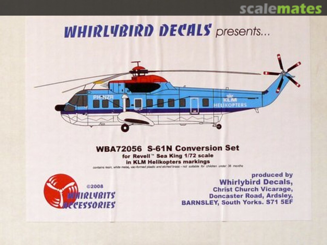 Boxart Sikorsky S-61N WBA72056 Whirlybits