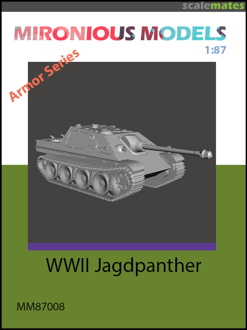Boxart WWII Jagdpanther MM87008 Mironious Models