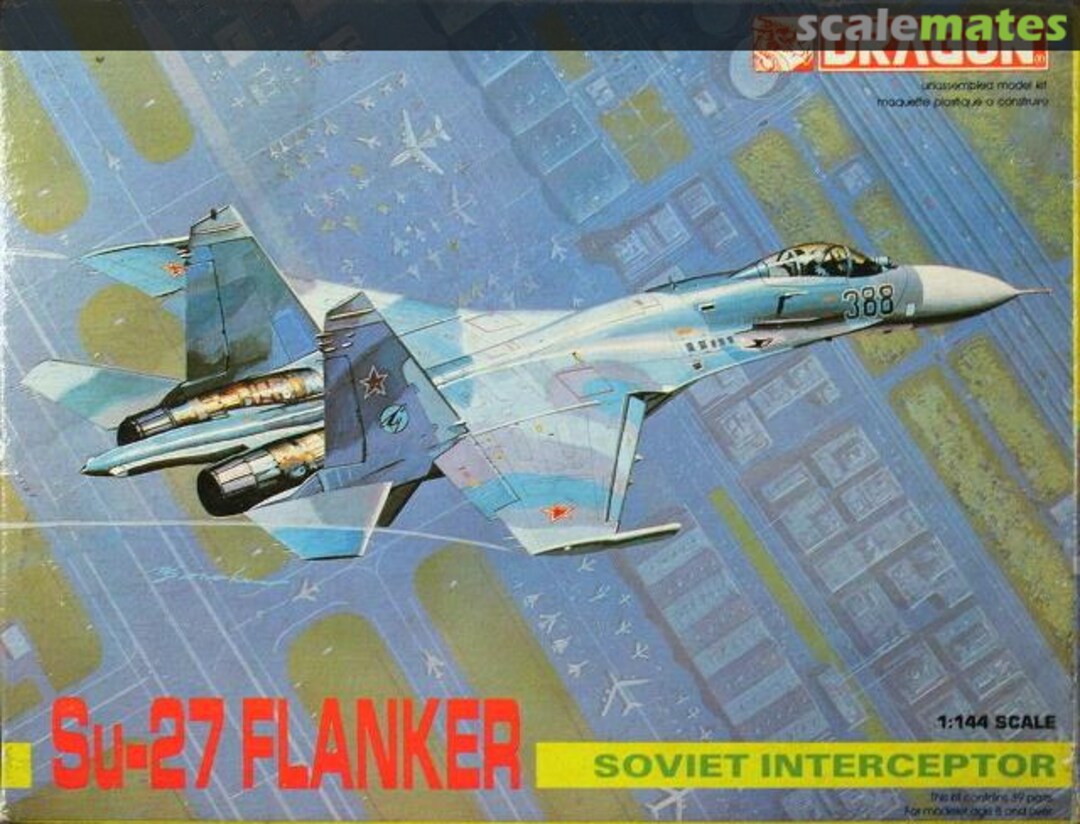 Boxart Su-27 Flanker Soviet Interceptor 4528 Dragon Boxart Su-27 Flanker Soviet Interceptor 4528 Dragon