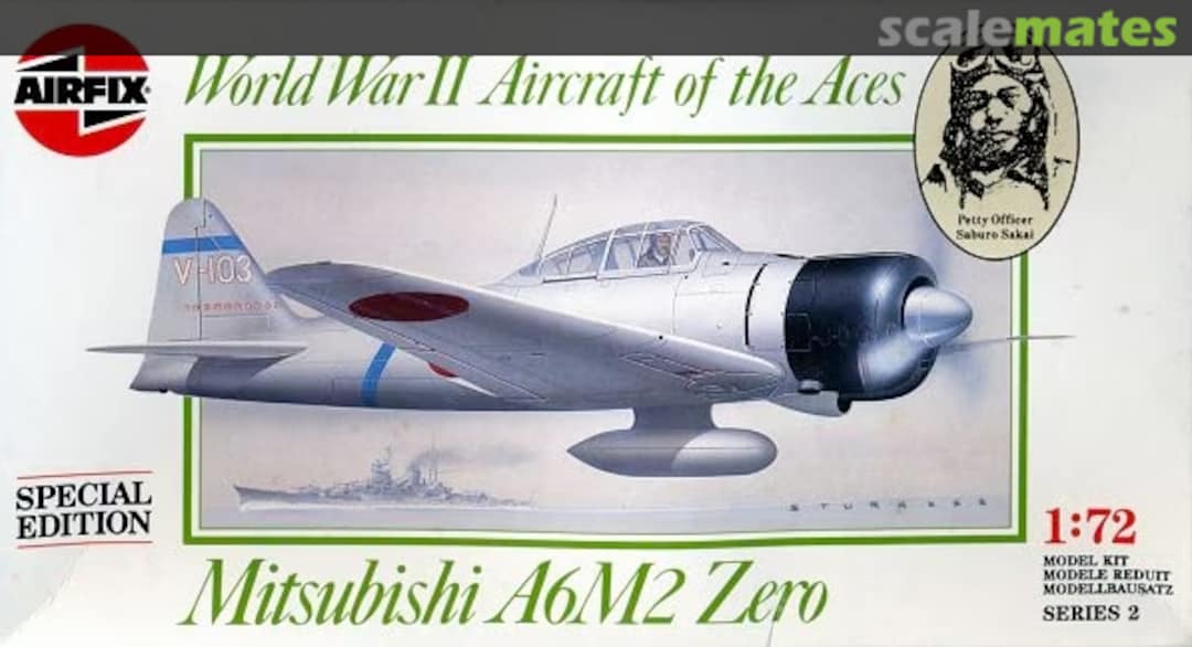 Boxart Mitsubishi A6M2 Zero 02093 Airfix Boxart Mitsubishi A6M2 Zero 02093 Airfix