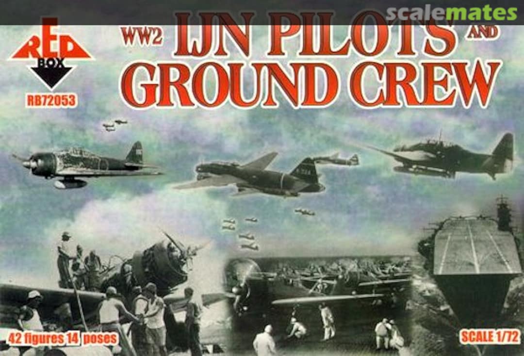 Boxart IJN Pilots and Ground Crew RB72053 Red Box