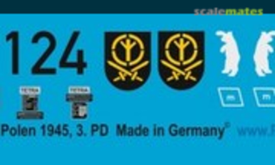 1:16 Panzer IV Ausf. H Polen 1945, 3.PD (Peddinghaus-Decals EP 1128) EP 1128