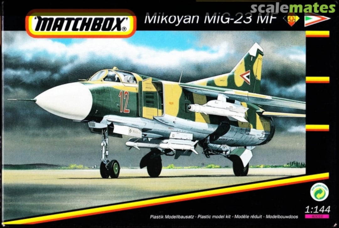 Boxart Mikoyan MiG-23 MF 40016 Matchbox Boxart Mikoyan MiG-23 MF 40016 Matchbox