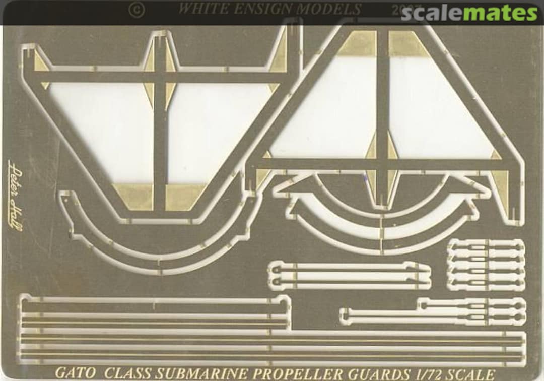 Boxart Gato-class submarine prop guards & stern details PE 7242 White Ensign Models Boxart Gato-class submarine prop guards & stern details PE 7242 White Ensign Models