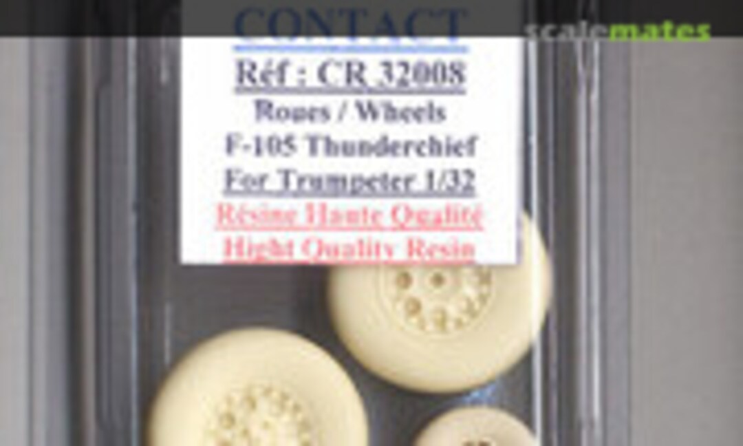 1:32 F-105 Thunderchief Wheels (Contact-Resine CR 32008) CR 32008