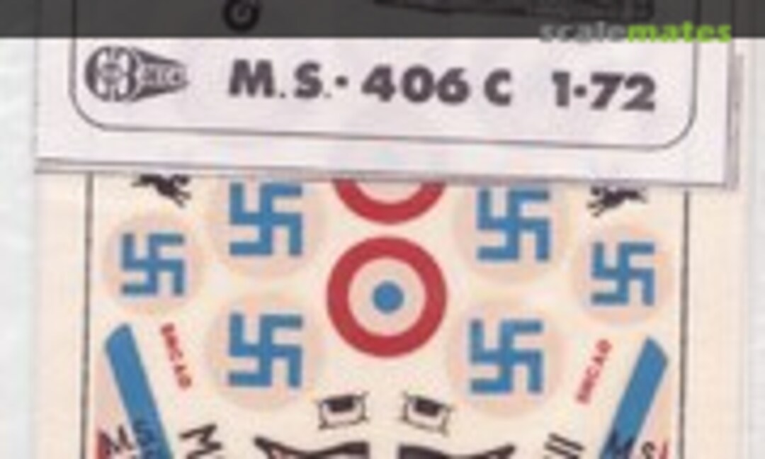 1:72 Morane Saulnier M.S.406 C (KD Decal Unknown) Unknown