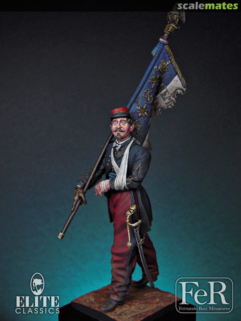 Boxart Lieutenant, 1st Zouave Regt ELI00006 FeR Miniatures
