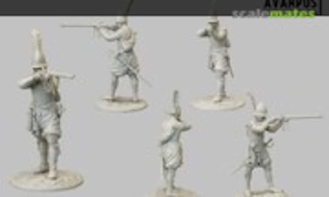 75mm European Arquebusier (Avanpost Historical Miniatures 75.013) 75.013