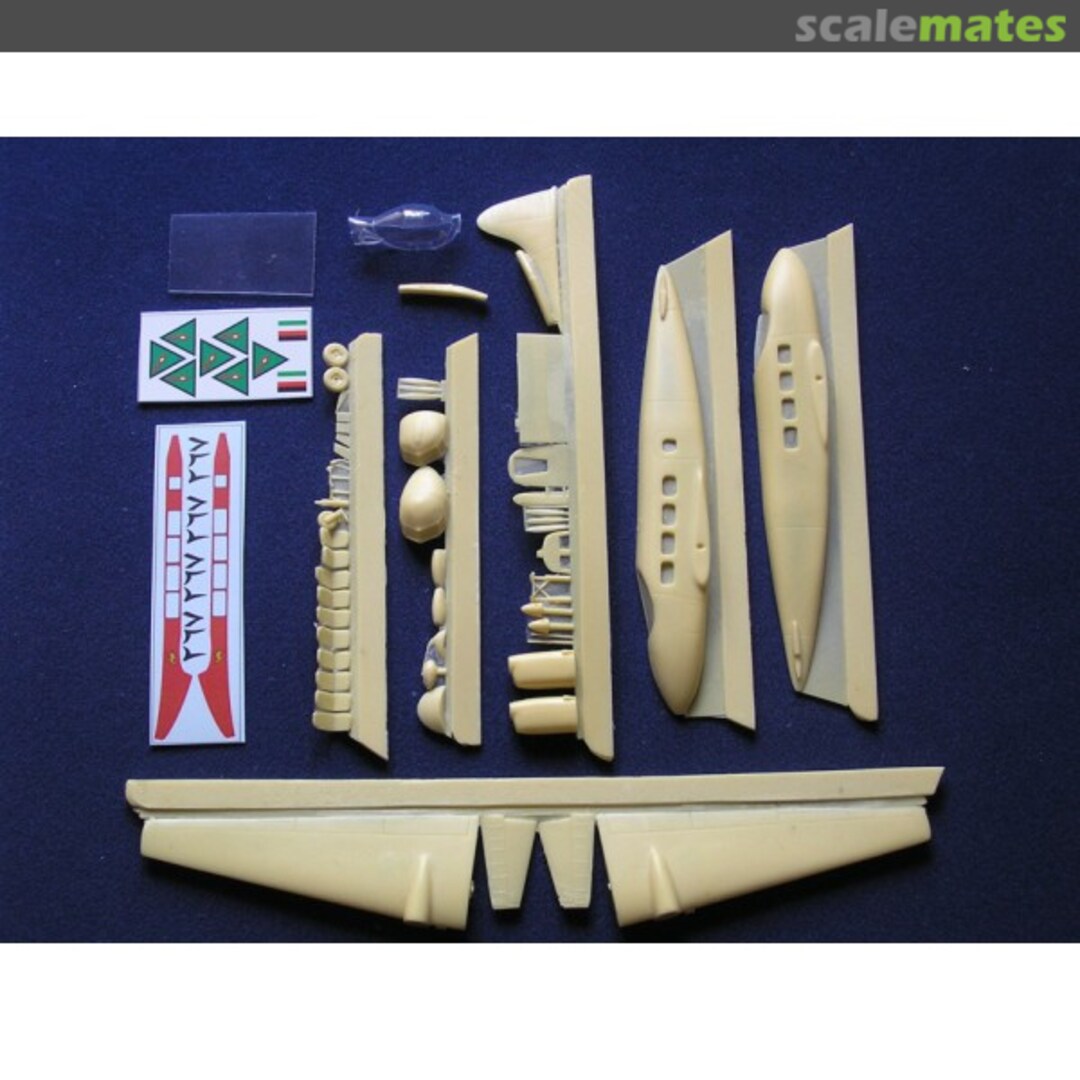 Contents de Havilland Dove 72497 Omega Models