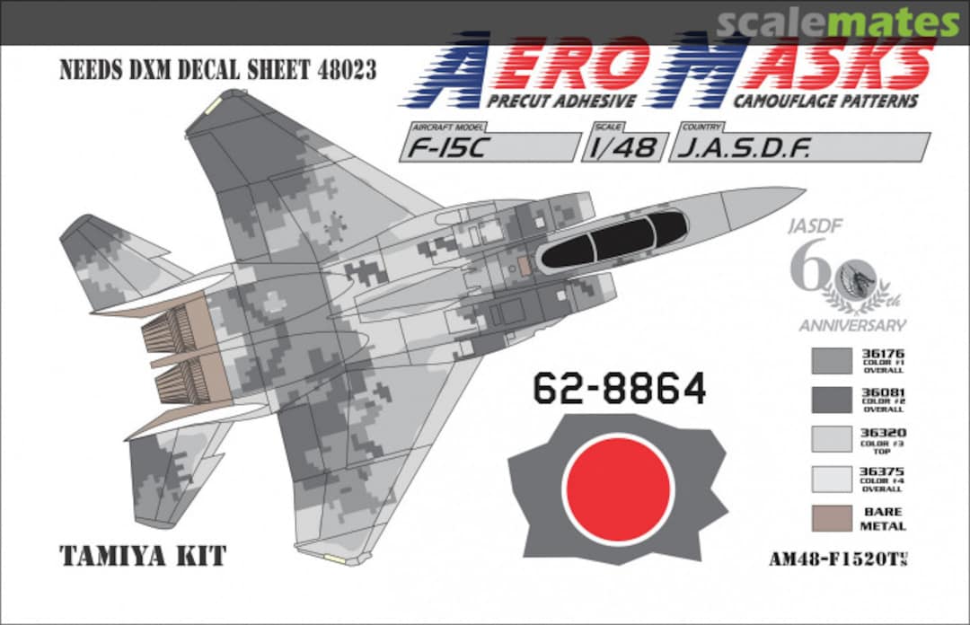 Boxart F-15C JASDF Aggressors AM48-F1520T AeroMasks Boxart F-15C JASDF Aggressors AM48-F1520T AeroMasks