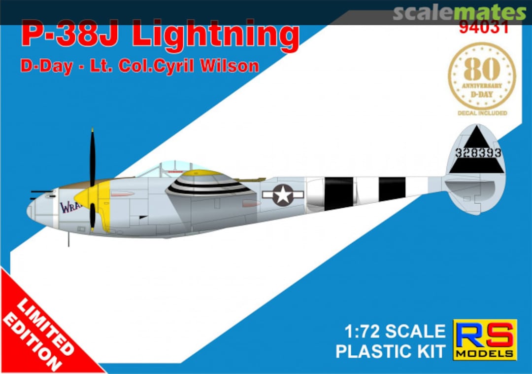 Boxart P-38J Lightning 94031 RS Models Boxart P-38J Lightning 94031 RS Models
