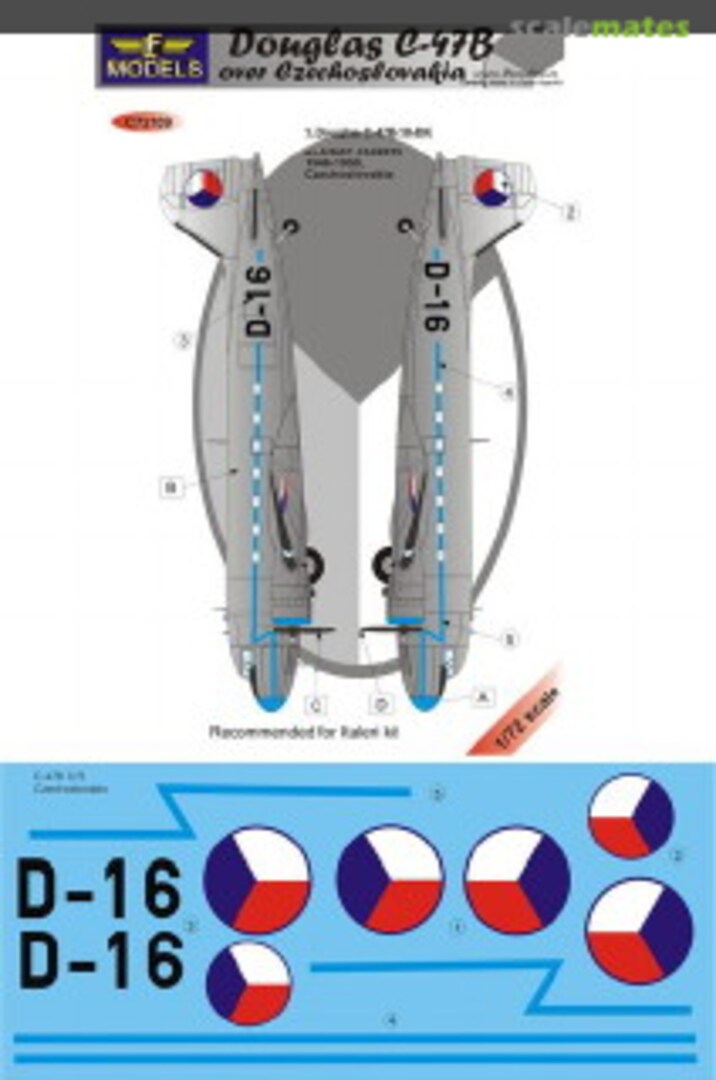 Boxart Douglas C-47B OVER CZECHOSLOVAKIA C72109 LF Models Boxart Douglas C-47B OVER CZECHOSLOVAKIA C72109 LF Models