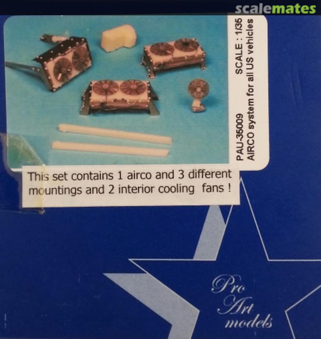 Boxart AIRCO system for all US Vehicles PAU-35009 Pro Art Models Boxart AIRCO system for all US Vehicles PAU-35009 Pro Art Models