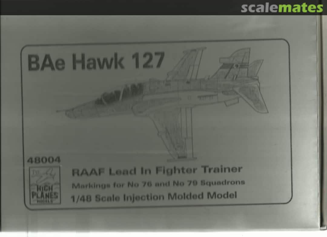 Boxart BAe Hawk 127 48004 High Planes Models Boxart BAe Hawk 127 48004 High Planes Models