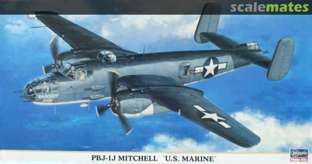 Boxart PBJ-1J Mitchell 'U.S. Marine' 00866 Hasegawa Boxart PBJ-1J Mitchell 'U.S. Marine' 00866 Hasegawa