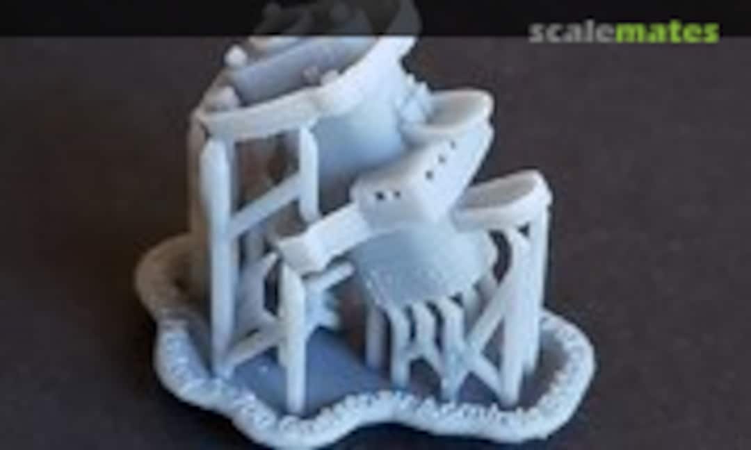 1:700 Gneisenau Enclosed Admiral's Bridge, 1941 (Model Monkey MM700-Gneis.Brdg41)