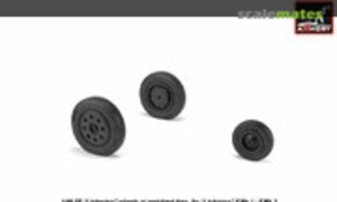 1:48 English Electric Lightning early wheels w/ weighted tires (Armory AW48407) AW48407
