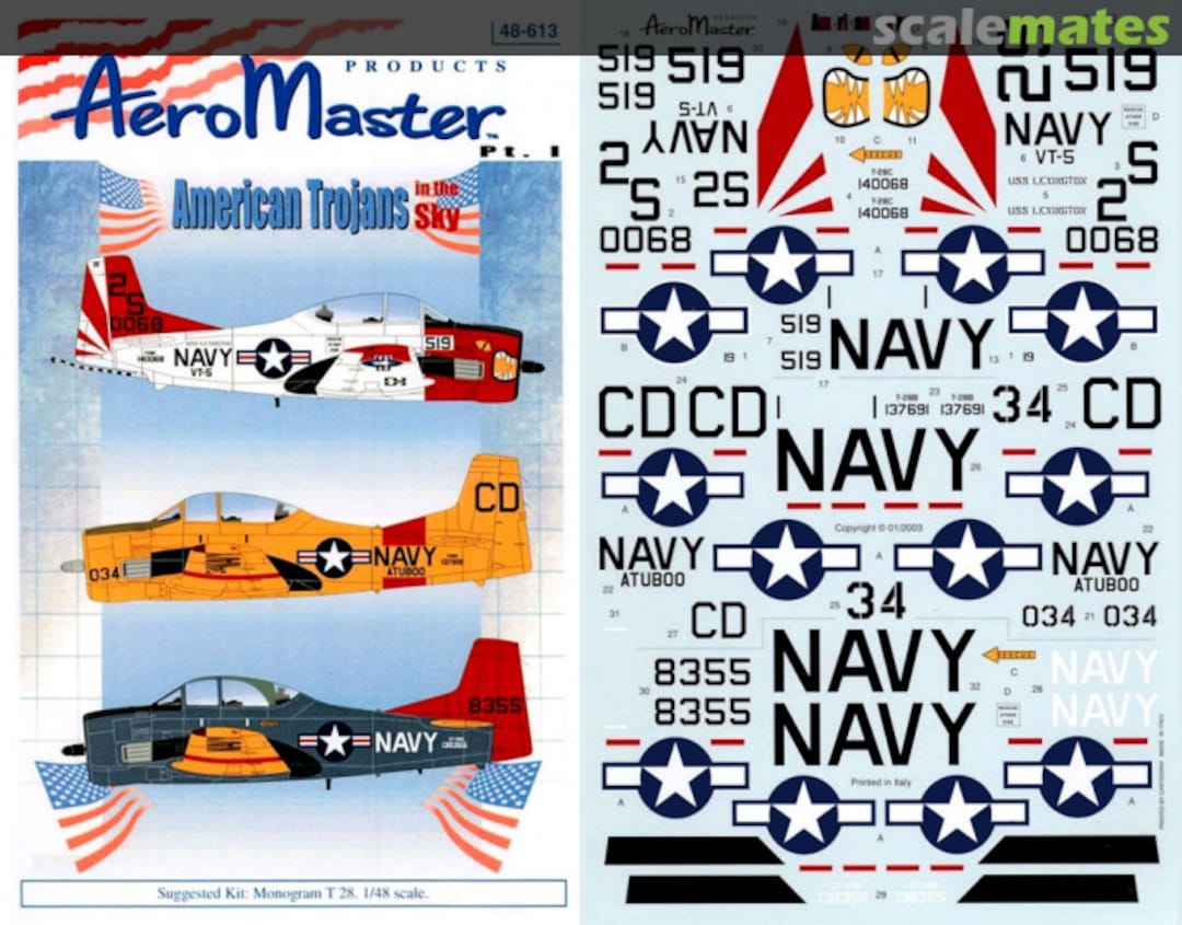Boxart American Trojans in the Sky 48-613 AeroMaster Boxart American Trojans in the Sky 48-613 AeroMaster
