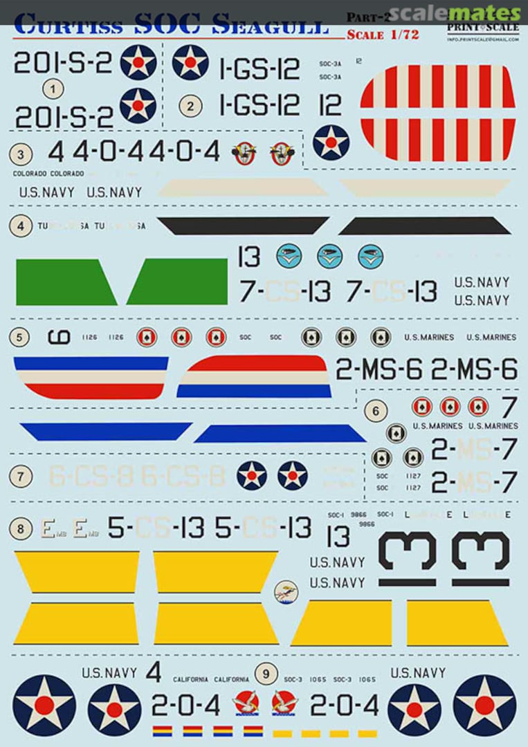 Boxart Curtiss SOC Seagull 72-357 Print Scale Boxart Curtiss SOC Seagull 72-357 Print Scale