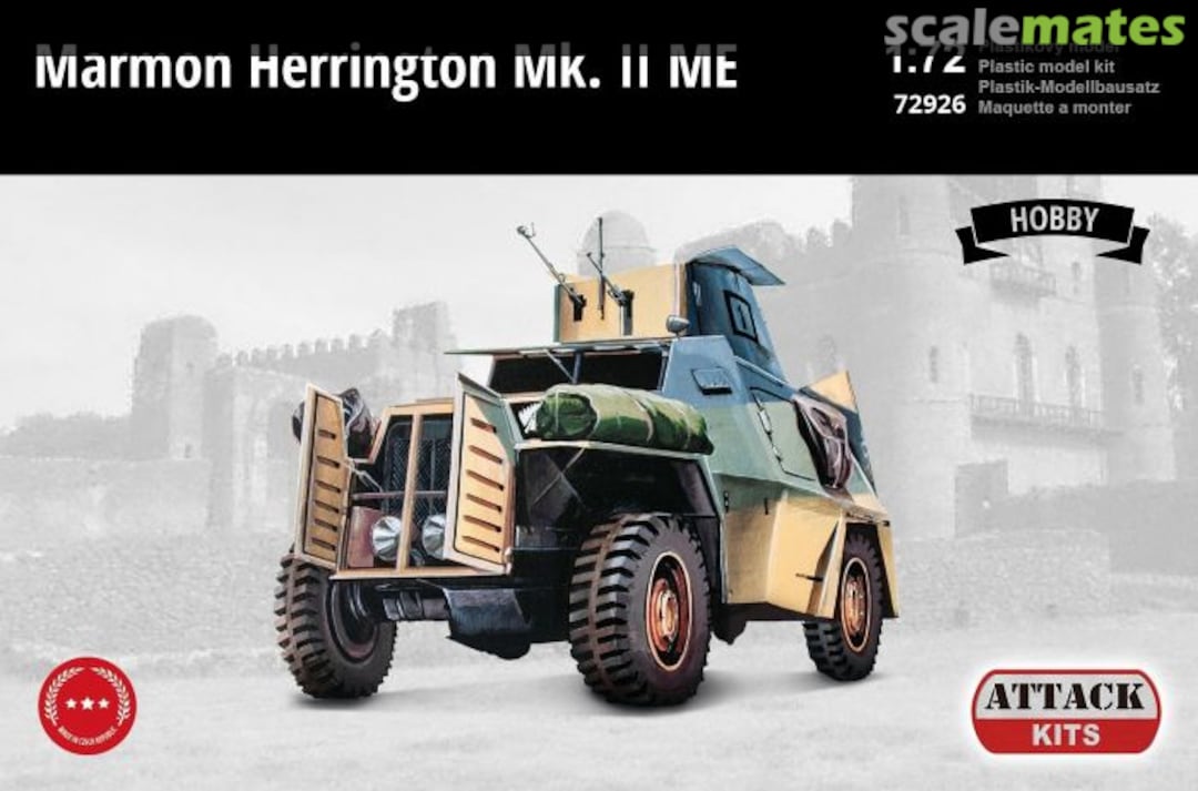 Boxart Marmon Herrington Mk.II ME Hobby Line 3 72926 Attack Hobby Kits Boxart Marmon Herrington Mk.II ME Hobby Line 3 72926 Attack Hobby Kits