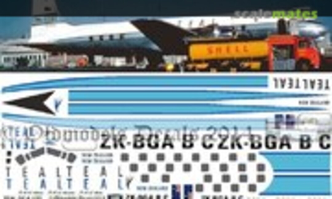 1:144 TEAL DC6 early schemes (Oldmodels Decals OMD0217) OMD0217