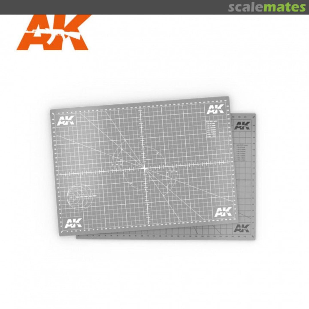 Boxart AK SCALE CUTTING MAT A4 AK8209-A4 AK Interactive Boxart AK SCALE CUTTING MAT A4 AK8209-A4 AK Interactive