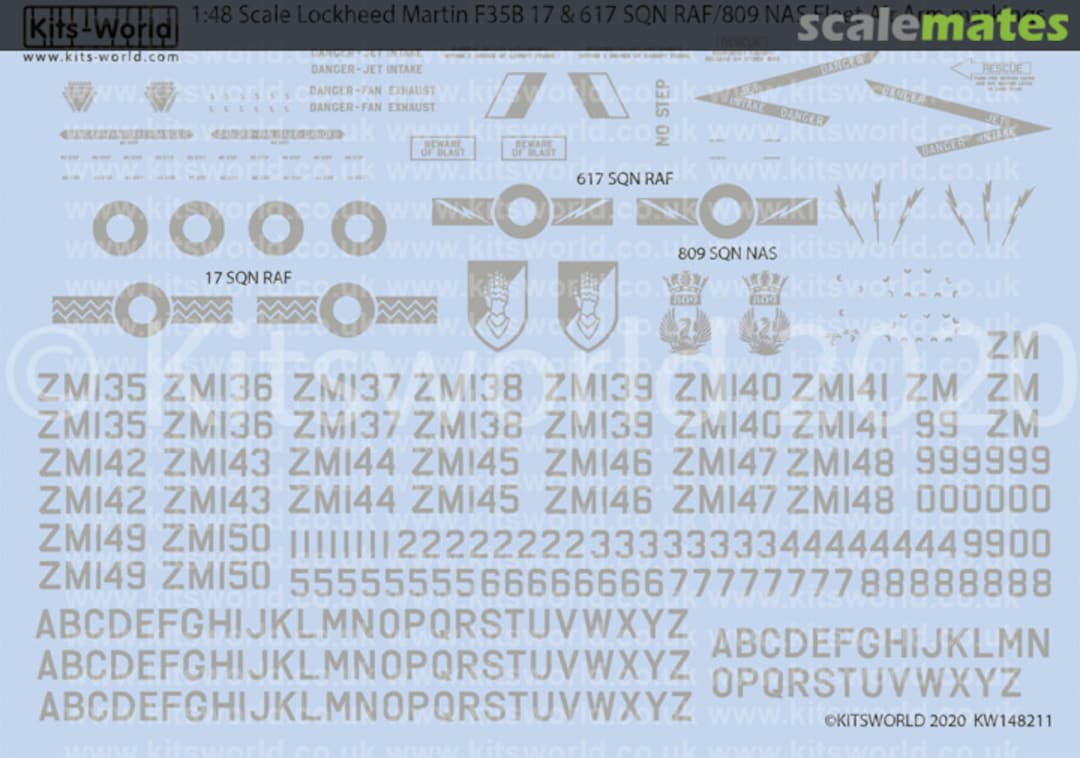 Contents Lockheed/Martin F35B Lightnings KW148211 Kits-World Contents Lockheed/Martin F35B Lightnings KW148211 Kits-World
