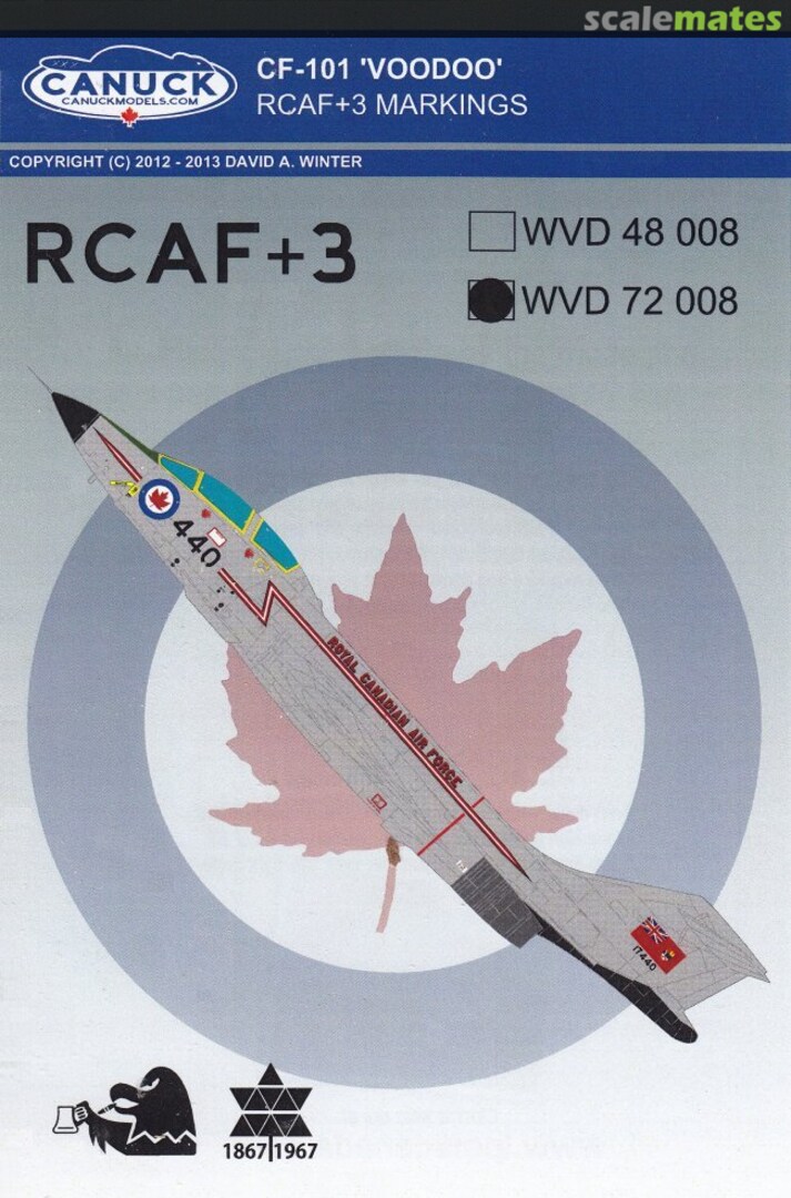 Boxart CF-101 Voodoo WVD 48 008 Canuck Model Products Boxart CF-101 Voodoo WVD 48 008 Canuck Model Products