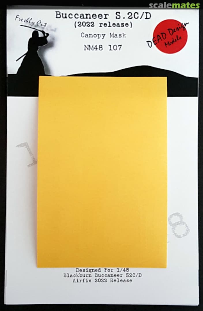 Boxart Buccaneer S.2C/D (2022 release) - Canopy Mask NM48108 DEAD Design Models Boxart Buccaneer S.2C/D (2022 release) - Canopy Mask NM48108 DEAD Design Models