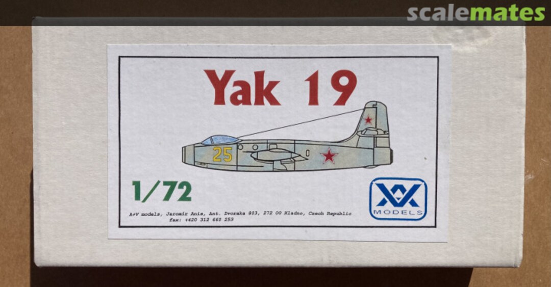 Boxart Yak-19 N/A A+V Models Boxart Yak-19 N/A A+V Models