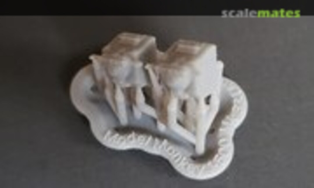 1:500 Mk.33 Fire Control Directors, late, enclosed (Model Monkey 500-Mk.33-2) 500-Mk.33-2