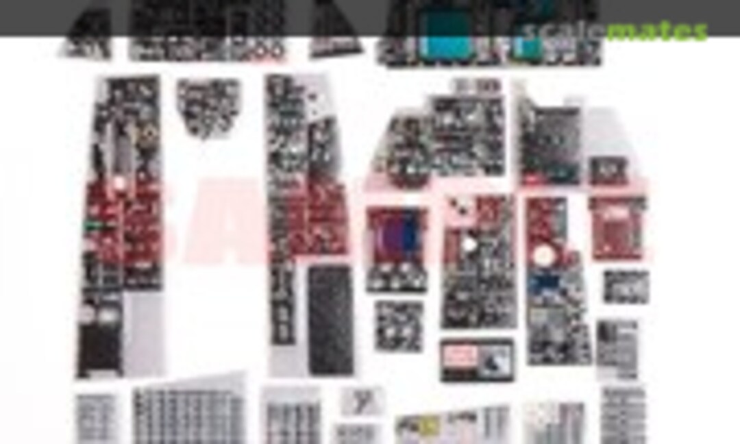 1:48 F-4G 3D acrylic instrument panel (Zoukei-Mura SWS48-14-M02) SWS48-14-M02