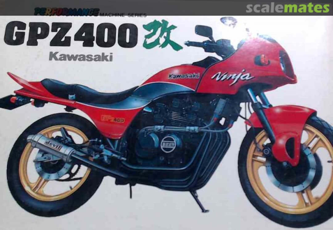 Boxart Kawasaki GPZ400 Custom 004159 Aoshima Boxart Kawasaki GPZ400 Custom 004159 Aoshima