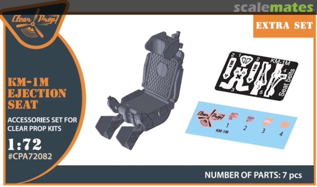 Boxart KM-1M Ejection seat CPA72082 Clear Prop!