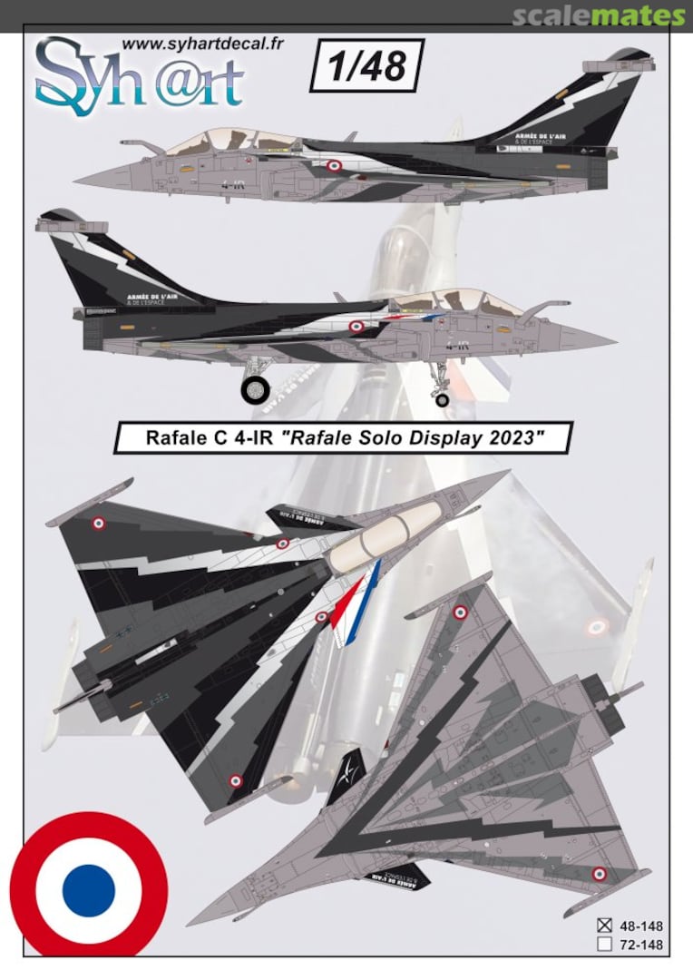 Boxart Rafale C 4-IR "Rafale Solo Display 2023" 48-148 Syhart Boxart Rafale C 4-IR "Rafale Solo Display 2023" 48-148 Syhart