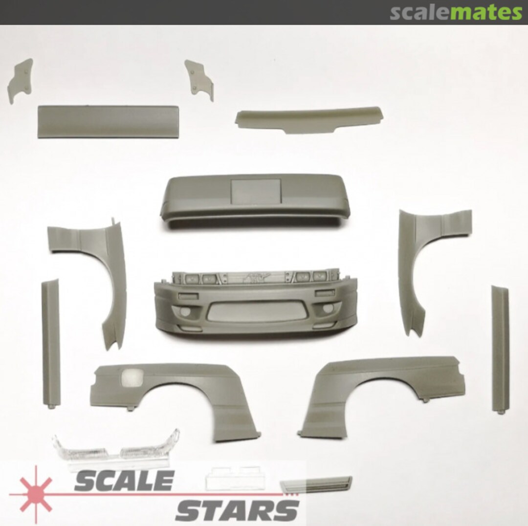 Contents Body kit Pandem V3 for S13 Silvia 1/24 S124-100 Scale Stars Contents Body kit Pandem V3 for S13 Silvia 1/24 S124-100 Scale Stars